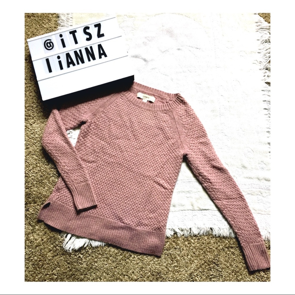 Loft blush pink sweater